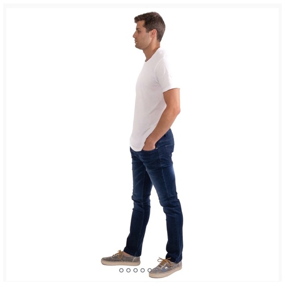 The Perfect Jean NYC Men’s ‘Knight’ Slim-Fit Jeans. Dark Blue. 36 x 30. NEW - Picture 4 of 14